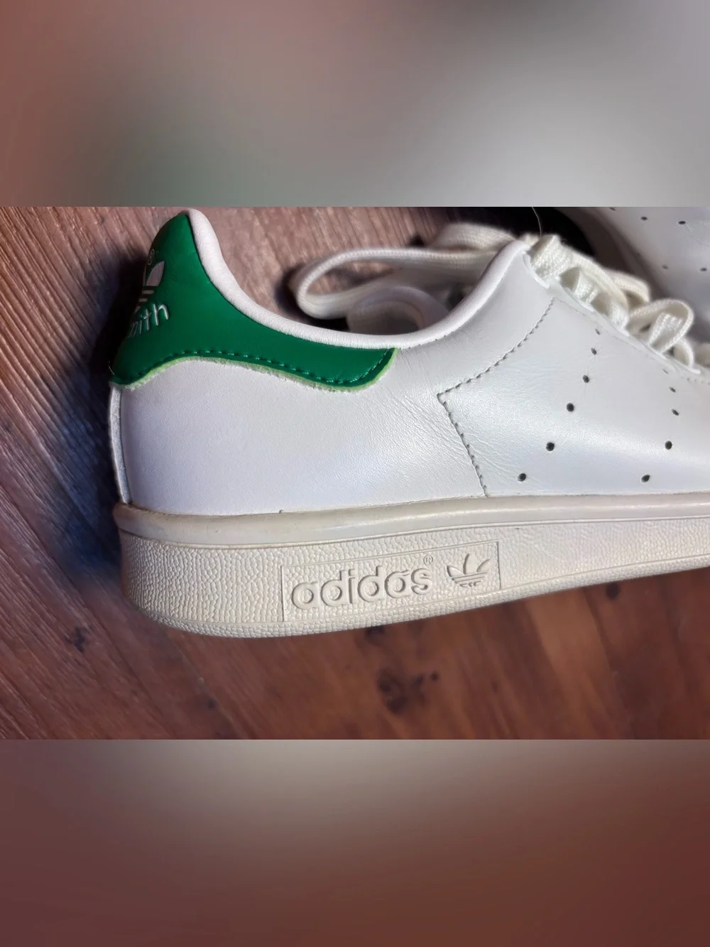 Adidas Originals Stan Smith Men's Shoes White Green 6.5